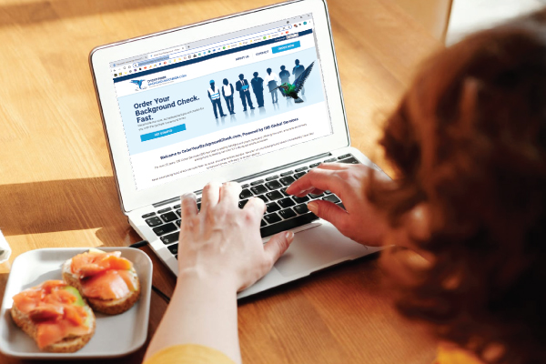 Ordering a Background check from OrderYourBackgroundCheck.com